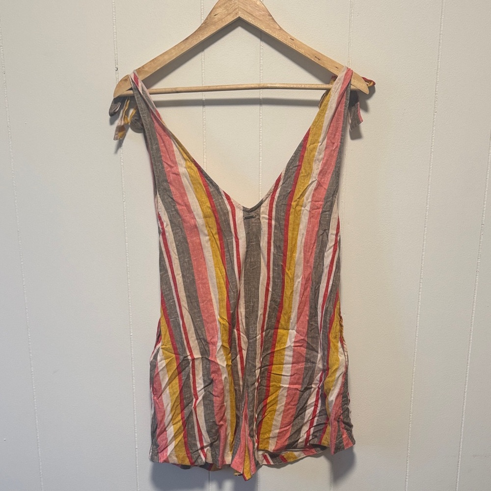 Striped Multicolor romper - Picture 2 of 2